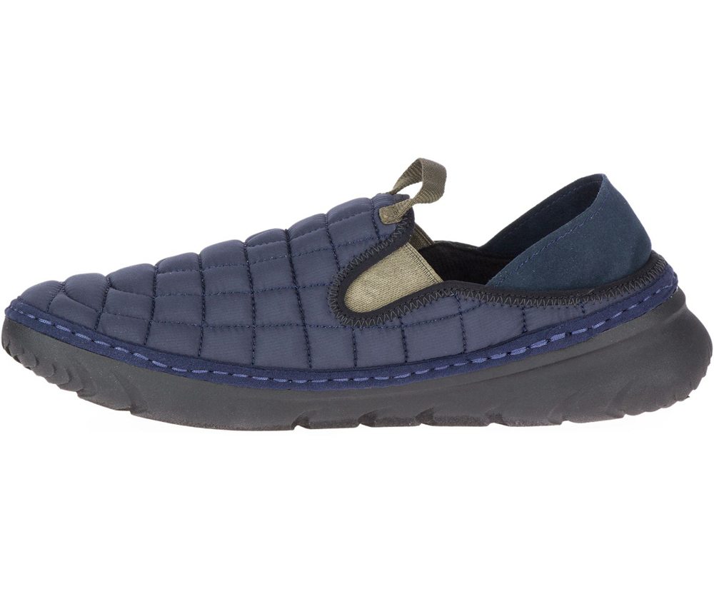 Merrell Slip Ons Navy - Hut Moc - Mens 18RYCXQTF